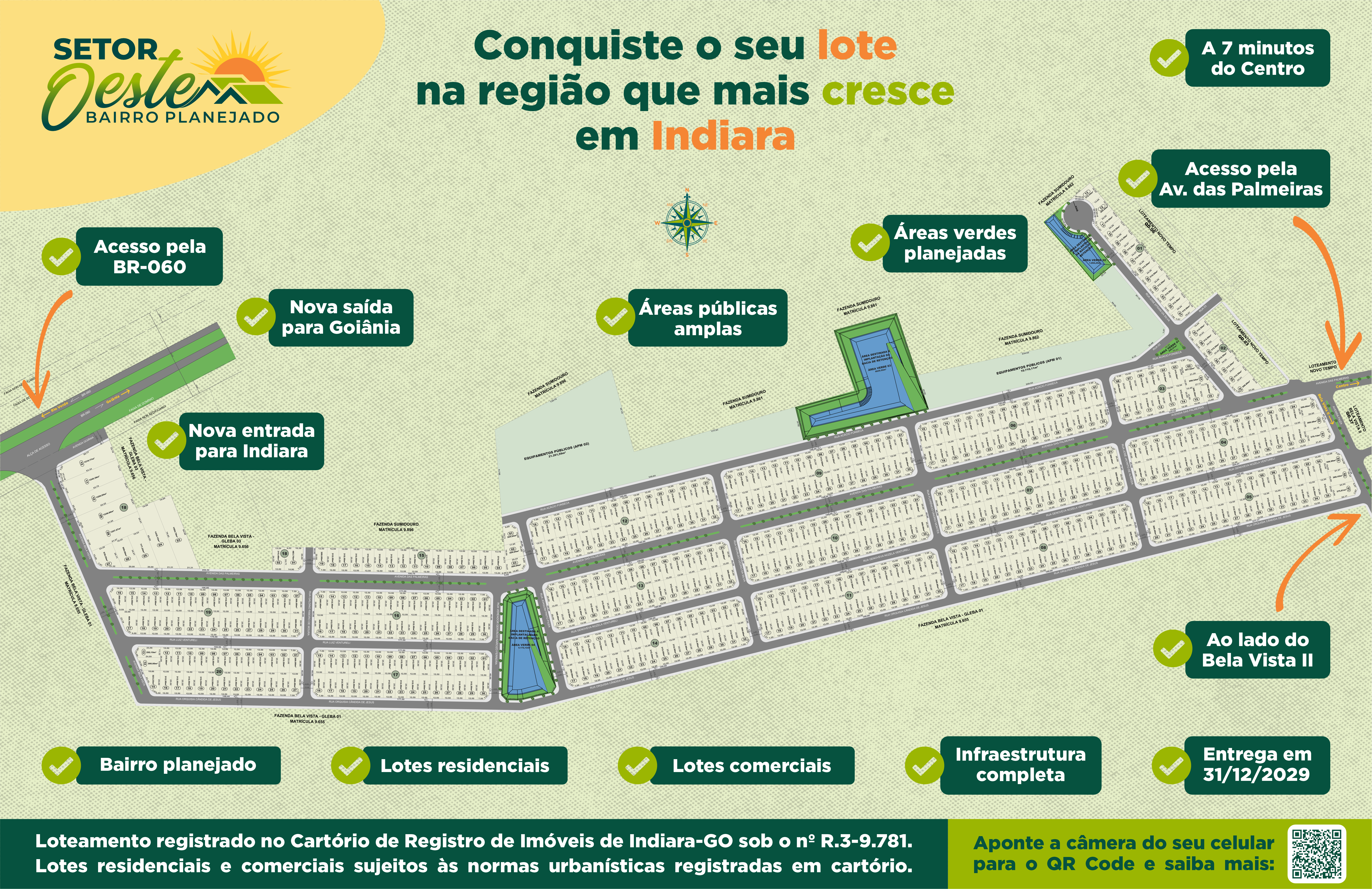 Mapa Loteamento Setor Oeste